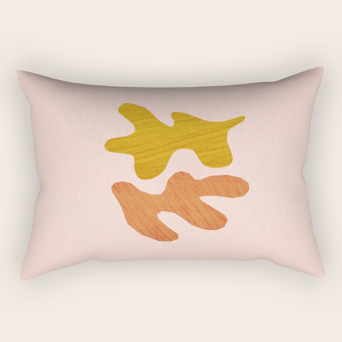Matisse inspired shapes Rectangular Pillow Gallery Image 2