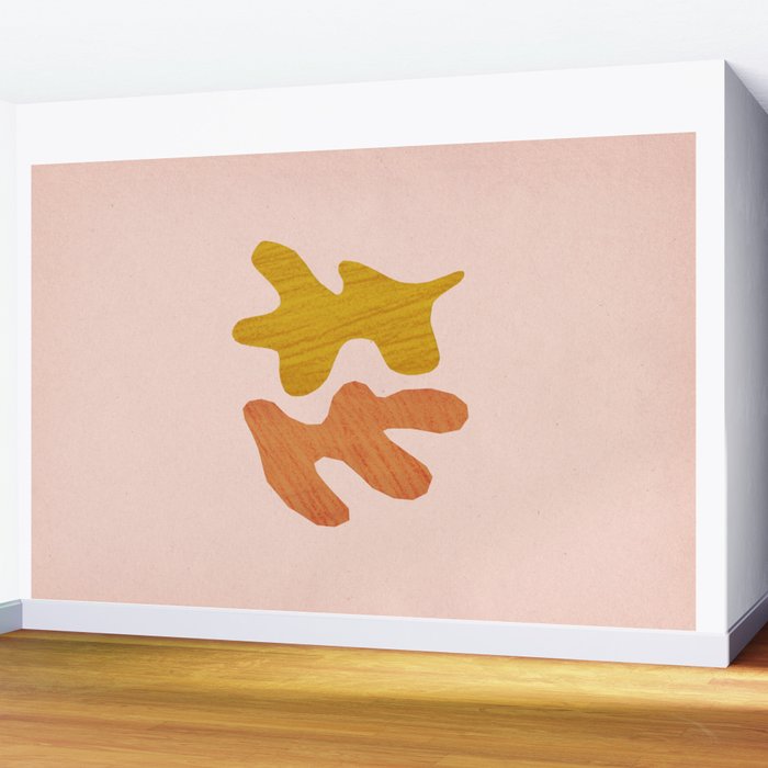 Matisse inspired shapes Wall Mural Gallery Image 2