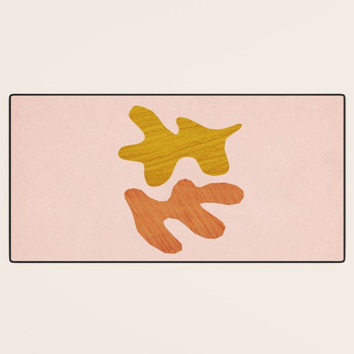 Matisse inspired shapes Desk Mat Gallery Image 3