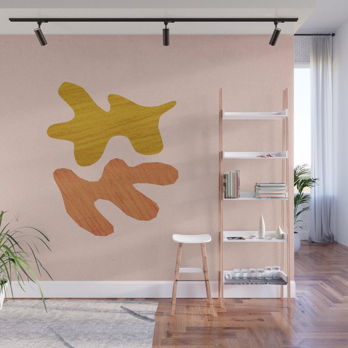 Matisse inspired shapes Wall Mural Gallery Image 1