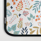 Botanical Harmony | Floral Vintage Plants Colorful Leaves | Autumn Spring Nature Bohemian Chic Laptop Sleeve Gallery Image 3