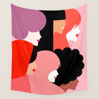 Girl Power we persist  #girlpower Wall Tapestry Gallery Image 4