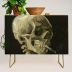 Vincent van Gogh - Skull of a Skeleton with Burning Cigarette Credenza Gallery Image 1