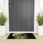 Vincent van Gogh - Skull of a Skeleton with Burning Cigarette Welcome Mat Gallery Image 3