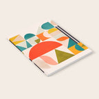 mid century geometry abstract shapes bauhaus 3 Notebook Gallery Image 2
