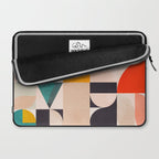 mid century geometry abstract shapes bauhaus 3 Laptop Sleeve Gallery Image 2