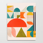 mid century geometry abstract shapes bauhaus 3 Notebook Gallery Image 4