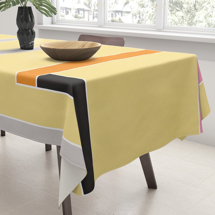 Minimal Geometric Abstraction 63 Tablecloth Gallery Image 3