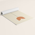 Vintage Tulip Minimalism - Red Yoga Mat Gallery Image 2