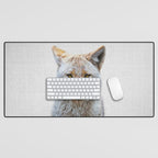 Coyote - Colorful Desk Mat Gallery Image 1
