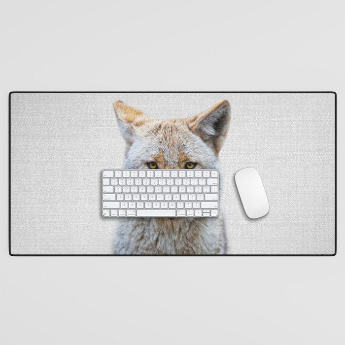 Coyote - Colorful Desk Mat Gallery Image 1