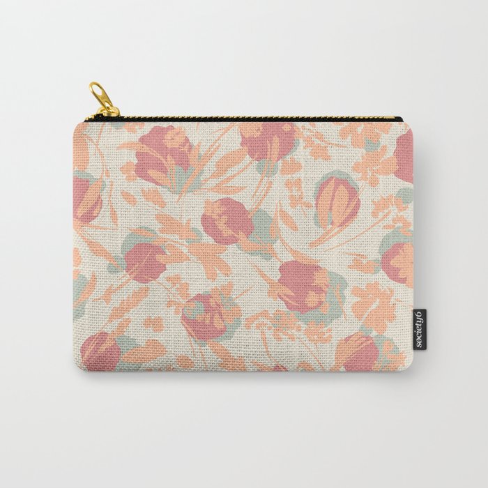 Abstract wild garden 2SM Carry All Pouch Gallery Image 1