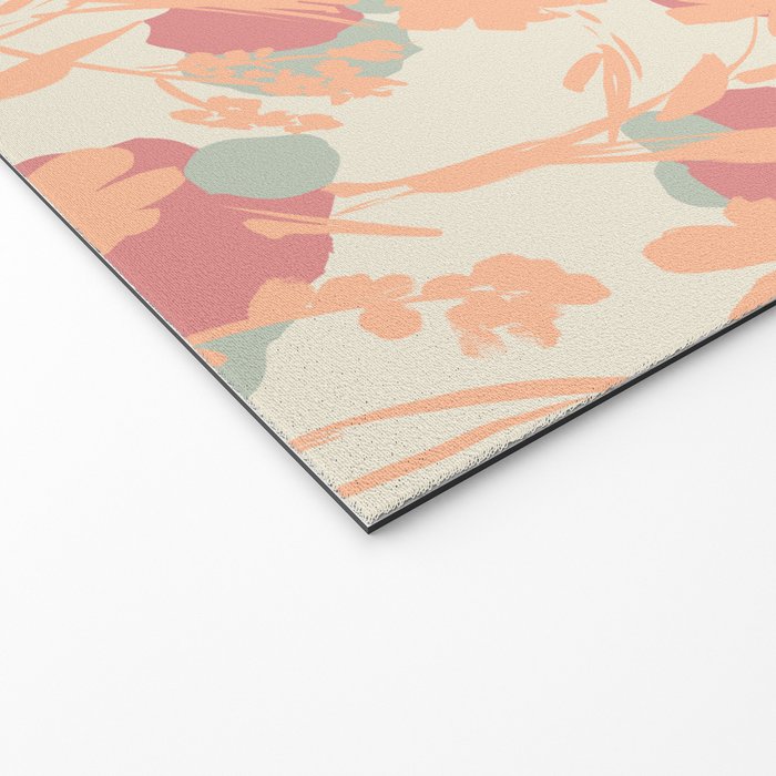 Abstract wild garden 2SM Welcome Mat Gallery Image 2