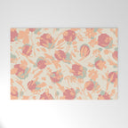 Abstract wild garden 2SM Welcome Mat Gallery Image 1