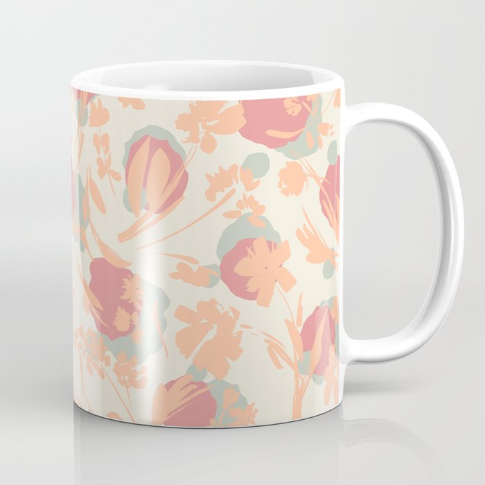Abstract wild garden 2SM Coffee Mug Gallery Image 1