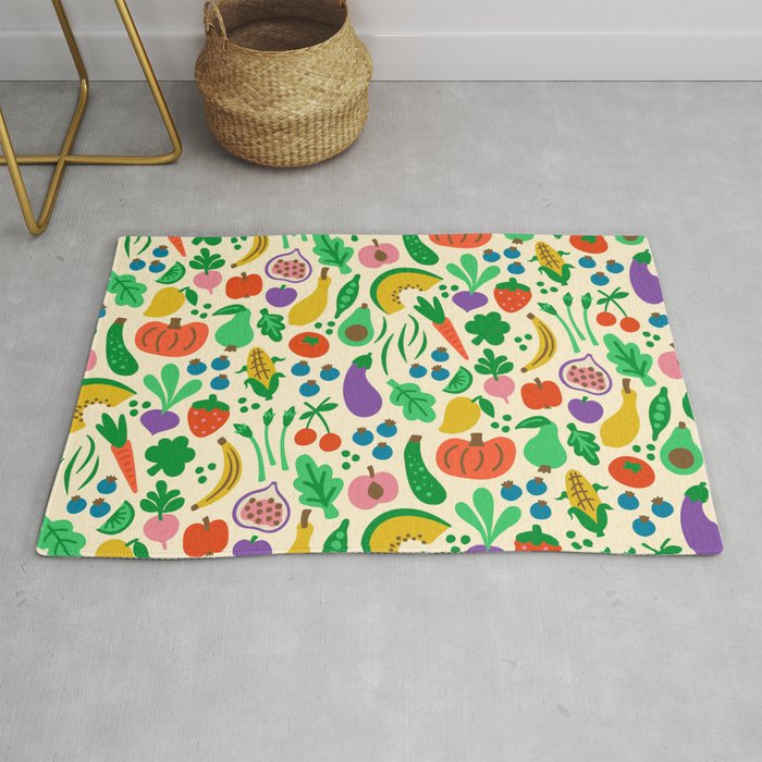 Fruits and Vegetables Rug Gallery Image 1