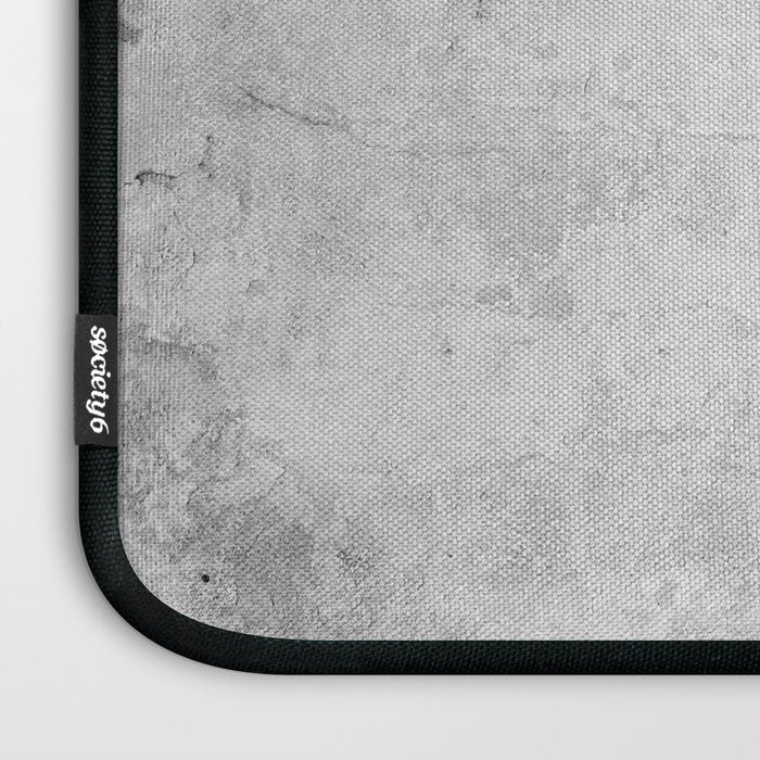 concrete wall vintage grey background,  wall texture * Laptop Sleeve Gallery Image 3