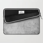 concrete wall vintage grey background,  wall texture * Laptop Sleeve Gallery Image 2