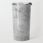 concrete wall vintage grey background,  wall texture * Travel Mug Gallery Image 2