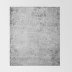 concrete wall vintage grey background,  wall texture * Throw Blanket Gallery Image 2