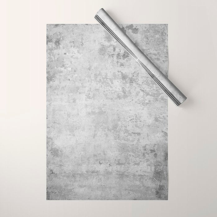 concrete wall vintage grey background,  wall texture * Wrapping Paper Gallery Image 1