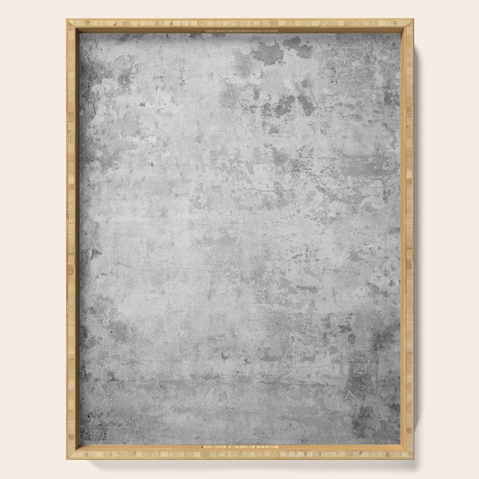 concrete wall vintage grey background,  wall texture * Serving Tray Gallery Image 1