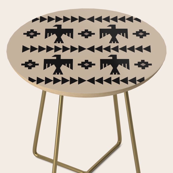 Southwestern Eagle and Arrow Pattern 125 Side Table Gallery Image 2