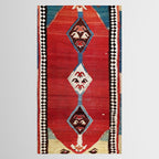 Bijar Antique Kurdish Persian Kilim Print Tablecloth Gallery Image 2
