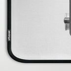 A Kodak Brownie analog vintage camera on a white background  Retro photography in black and white Laptop Sleeve Gallery Image 3