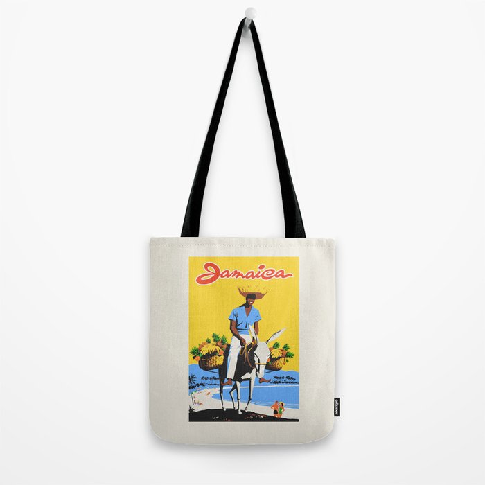 Jamaica Vintage Travel Poster, 1950 Tote Bag Gallery Image 2