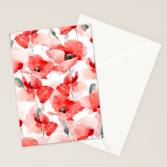 Poppies   Stationery Card Gallery Image 2