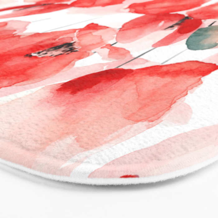 Poppies   Bath Mat Gallery Image 3