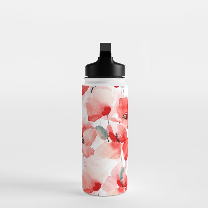 Poppies   Water Bottle Gallery Image 3