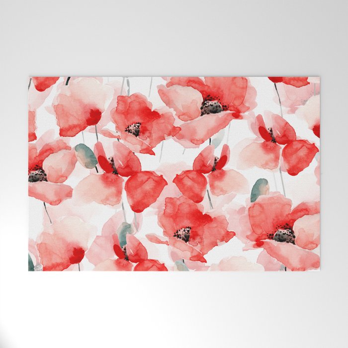Poppies   Welcome Mat Gallery Image 1