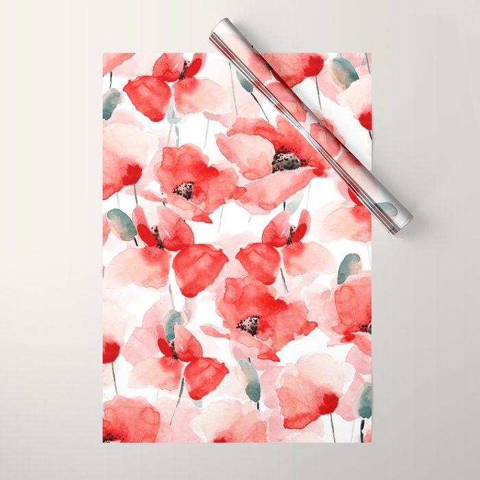 Poppies   Wrapping Paper Gallery Image 1