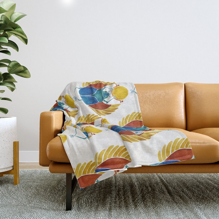 Scarab Throw Blanket Gallery Image 1