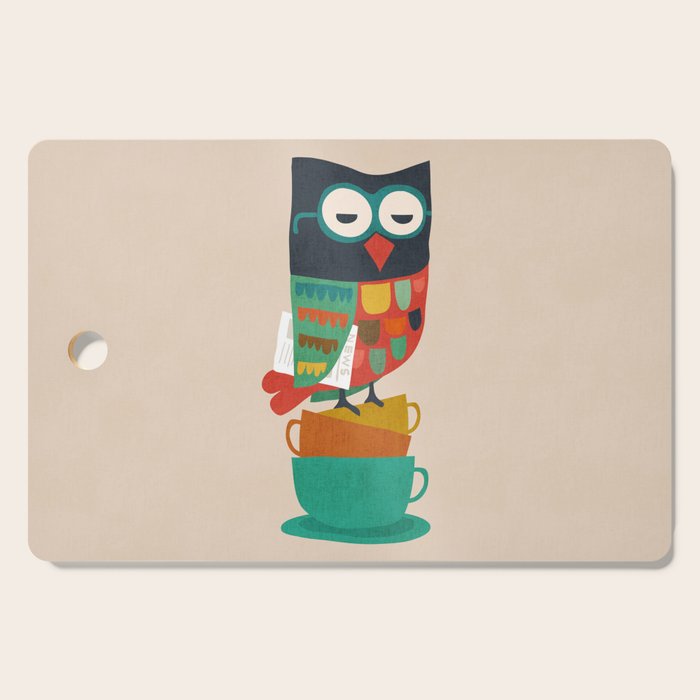 Morning Owl Cutting Board Gallery Image 1