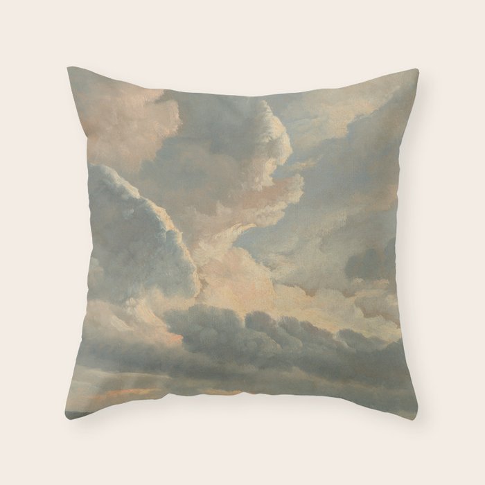 Study of Clouds with a Sunset near Rome, 1786 Throw Pillow Gallery Image 6