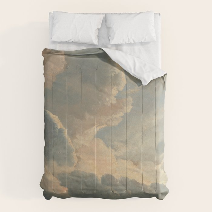 Study of Clouds with a Sunset near Rome, 1786 Comforter Gallery Image 6