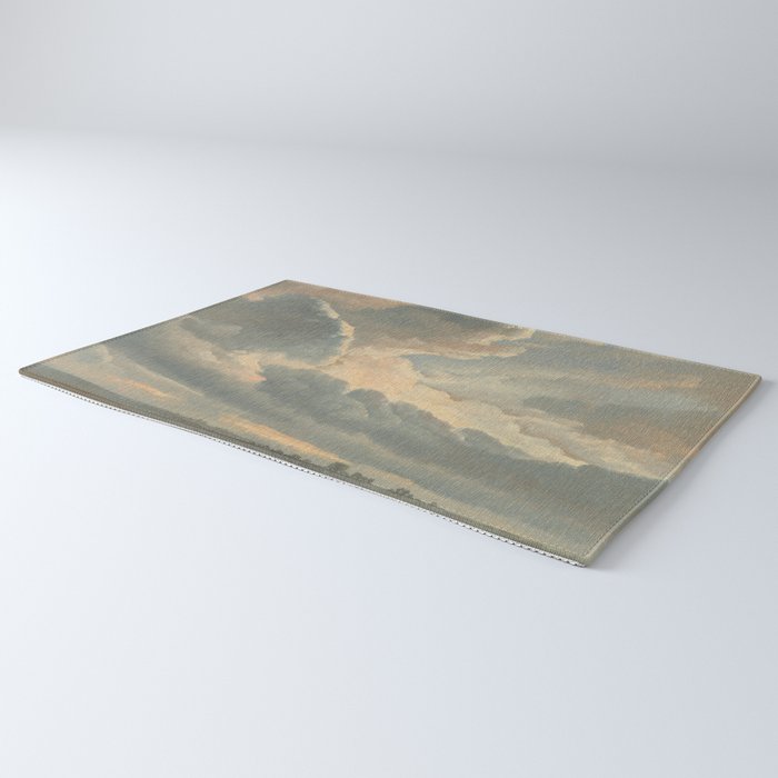 Study of Clouds with a Sunset near Rome, 1786 Rug Gallery Image 3