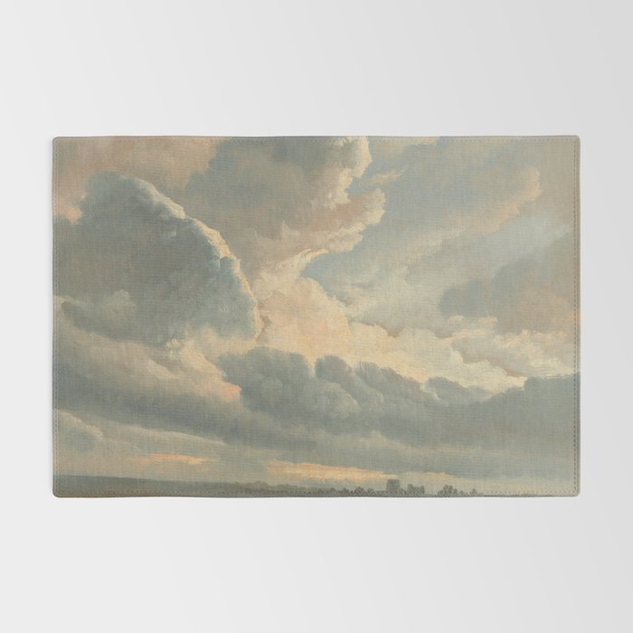 Study of Clouds with a Sunset near Rome, 1786 Rug Gallery Image 2