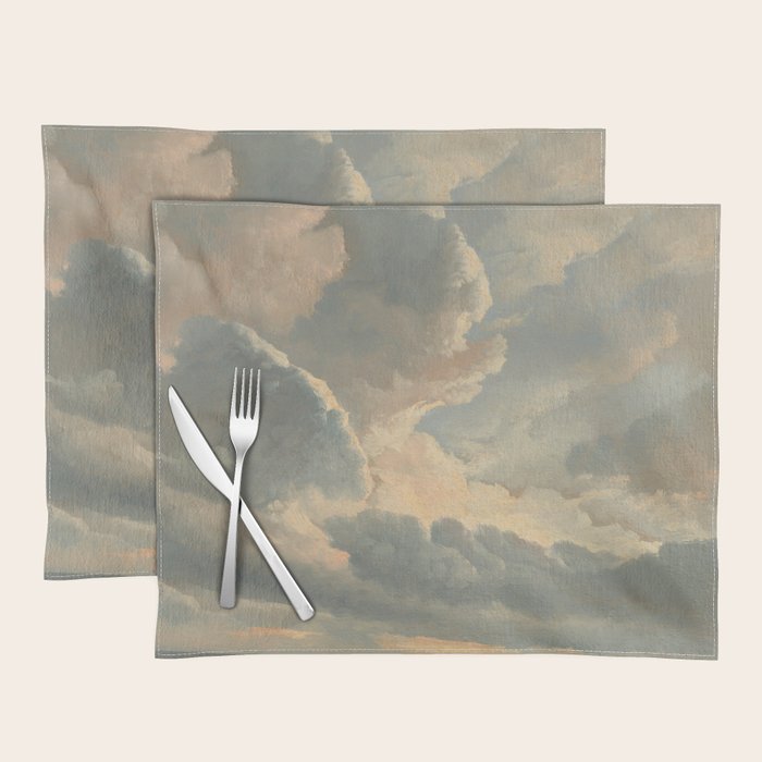 Study of Clouds with a Sunset near Rome, 1786 Placemat Gallery Image 1