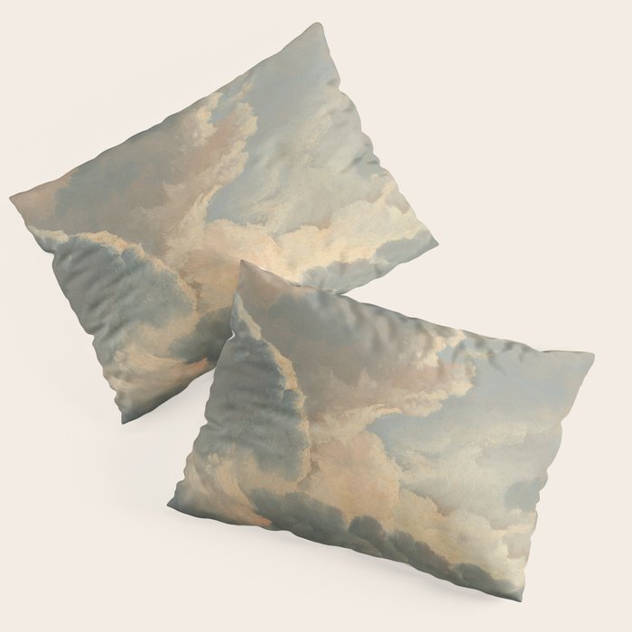 Study of Clouds with a Sunset near Rome, 1786 Pillow Sham Gallery Image 1