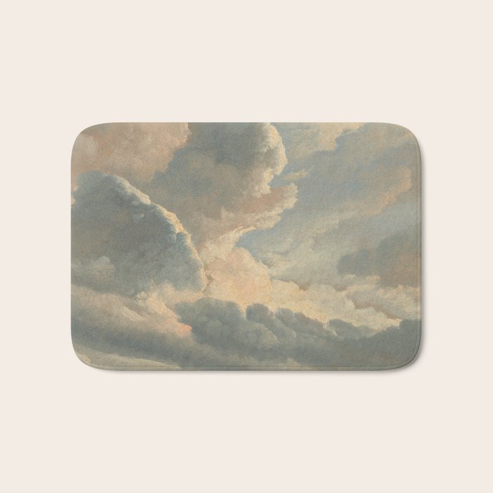 Study of Clouds with a Sunset near Rome, 1786 Bath Mat Gallery Image 1