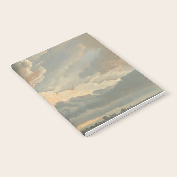 Study of Clouds with a Sunset near Rome, 1786 Notebook Gallery Image 1
