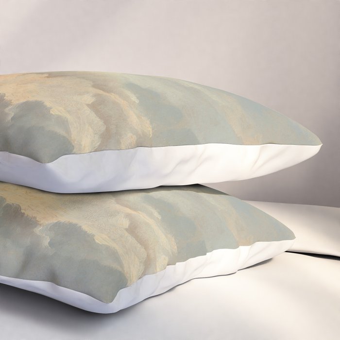 Study of Clouds with a Sunset near Rome, 1786 Pillow Sham Gallery Image 3