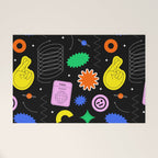 Modern minimalist art sticker pattern Welcome Mat Gallery Image 1