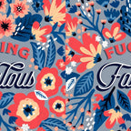 F*cking Fabulous - Denim & Coral Palette Coffee Mug Gallery Image 2
