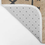 Black and Brown Texture Mud Cloth Pattern  Bath Mat Gallery Image 2