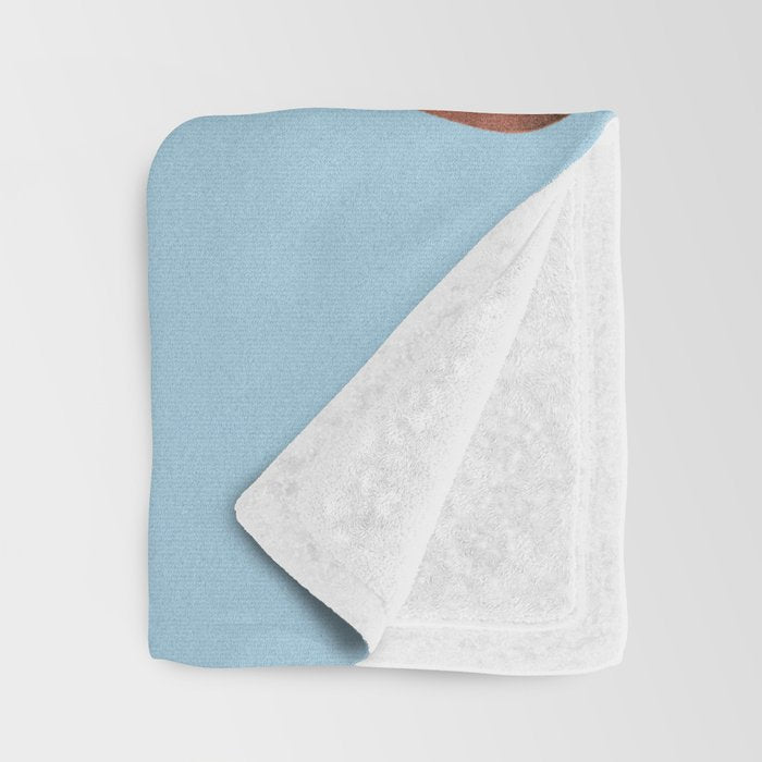 These Boots - Glitter Blue Landscape Throw Blanket Gallery Image 3
